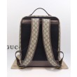 Zaino medio Gucci Ophidia GG 745718 Caffè scuro
