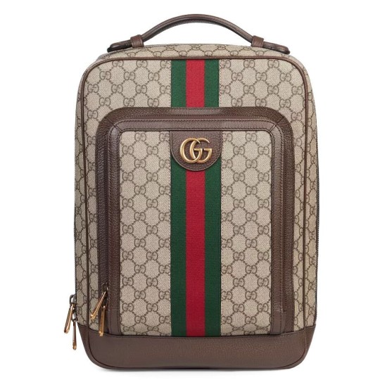 Zaino medio Gucci Ophidia GG 745718 Caffè scuro