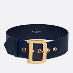 Miglior Prezzo Alta gamma replica Cintura Dior Diorquake 55MM Blu scuro Replica