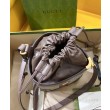 Borse Firmate Replica a secchiello Gucci Ophidia GG 752583 Caffè scuro