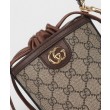 Borse Replica Alta Qualità a secchiello mini Gucci Ophidia 760199 Caffè scuro