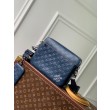 Borse Firmate Replica a tracolla LV Trio in pelle Damier Infini N40438