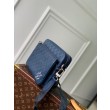 Borse Firmate Replica a tracolla LV Trio in pelle Damier Infini N40438