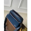 Borse Firmate Replica a tracolla LV Trio in pelle Damier Infini N40438