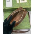 Borse Replica fedele piccola Gucci Horsebit 1955 760196 Caffè