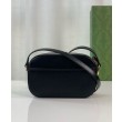 Qualità premium Borse Replica piccola Gucci Horsebit 1955 Evolve 760196 Nera