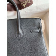 Borsa Hermes Birkin 25 Retourne fatta a mano nera Clemence Borsa Hermes Birkin 25 Retourne fatta a mano nera Clemence