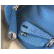 Borsa Hermes Lindy Mini Agata Blu Clemence