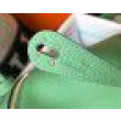 Borsa Hermes Lindy Mini Clemence in pelle di vitello verde Borsa Hermes Lindy Mini Clemence in pelle di vitello verde