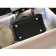 Borsa Hermes Lindy Mini Pelle di vitello Clemence nera