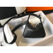 Borsa Hermes Lindy Mini Pelle di vitello Clemence nera
