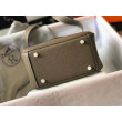 Borsa Hermes Lindy Mini Taupe Clemence in pelle di vitello Borsa Hermes Lindy Mini Taupe Clemence in pelle di vitello