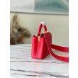 Borsa mini LV Capucines in pelle Taurillon rossa M56845