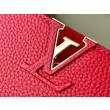 Borsa mini LV Capucines in pelle Taurillon rossa M56845