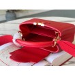 Borsa mini LV Capucines in pelle Taurillon rossa M56845