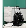 Replica Perfetta Prada Re-Nylon e pelle spazzolata 1BH038 Nera