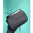 Replica Perfetta Prada Re-Nylon e pelle spazzolata 1BH038 Nera