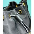 Replica Perfetta Prada Re-Nylon e pelle spazzolata 1BH038 Nera