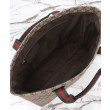 Borse Replica tote media Gucci GG Tender 763287 Caffè scuro