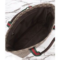 Borse Replica tote media Gucci GG Tender 763287 Caffè scuro