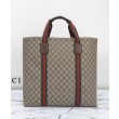 Borse Replica tote media Gucci GG Tender 763287 Caffè scuro
