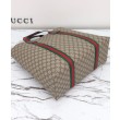 Borse Replica tote media Gucci GG Tender 763287 Caffè scuro