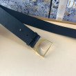 Cintura Dior 30 Montaigne 40MM Pelle di vitello liscia Nera Cintura Dior 30 Montaigne 40MM Pelle di vitello liscia Nera