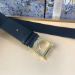 Cintura Dior 30 Montaigne 40MM Pelle di vitello liscia Nera Cintura Dior 30 Montaigne 40MM Pelle di vitello liscia Nera