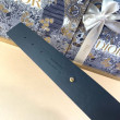 Cintura Dior 30 Montaigne 40MM Pelle di vitello liscia Nera Cintura Dior 30 Montaigne 40MM Pelle di vitello liscia Nera