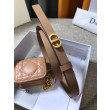 Cintura Dior Caro 15MM con custodia rimovibile Beige Cintura Dior Caro 15MM con custodia rimovibile Beige