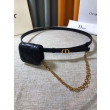 Cintura Dior Caro 15MM con custodia rimovibile Nera Cintura Dior Caro 15MM con custodia rimovibile Nera