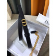 Cintura Dior Caro 15MM con custodia rimovibile Nera Cintura Dior Caro 15MM con custodia rimovibile Nera