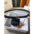 Cintura Dior Caro 15MM con custodia rimovibile Nera Cintura Dior Caro 15MM con custodia rimovibile Nera
