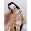 Cintura Dior Caro 15MM in pelle di vitello e catena Nera Cintura Dior Caro 15MM in pelle di vitello e catena Nera
