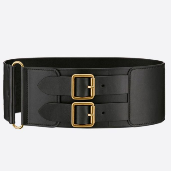 Cintura Dior D-Vita 100 mm Nera Cintura Dior D-Vita 100 mm Nera