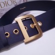 Alta gamma replica Cintura Dior Diorquake 55MM Blu scuro