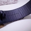 Qualità superiore replica Cintura Dior Diorquake 55MM Tela Obliqua Blu