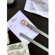 Qualità superiore replica Cintura Dior Saddle 20MM Grigia
