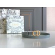 Qualità superiore replica Cintura Dior Saddle 20MM Grigia