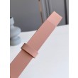 Qualità superiore replica Cintura Dior Saddle 20MM Pelle di vitello Nude