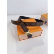 Pari all'originale replica Cintura reversibile LV LV con iniziali 30 mm M0565V Tela monogramma
