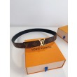 Pari all'originale replica Cintura reversibile LV LV con iniziali 30 mm M0565V Tela monogramma