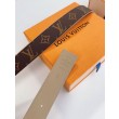 Qualità superiore replica Cintura reversibile LV LV con iniziali 30 mm M0646V Tela monogramma