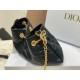 Miglior Prezzo Imitazioni borse griffate Dior Ammi piccola/media Macrocannage Nera Replica