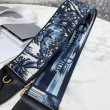 falso Tracolla Dior con anello in ricamo palme Dior blu falso Tracolla Dior con anello in ricamo palme Dior blu