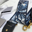 falso Tracolla Dior con anello in ricamo palme Dior blu falso Tracolla Dior con anello in ricamo palme Dior blu