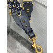 falso Tracolla Dior con Anello Ricamo Obliquo Blu falso Tracolla Dior con Anello Ricamo Obliquo Blu