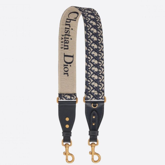 falso Tracolla Dior con Anello Ricamo Obliquo Blu falso Tracolla Dior con Anello Ricamo Obliquo Blu