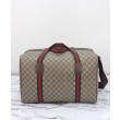 Gucci Borsone Grande Con Web 758664 Caffè Scuro