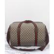 Gucci Borsone Grande Con Web 758664 Caffè Scuro
